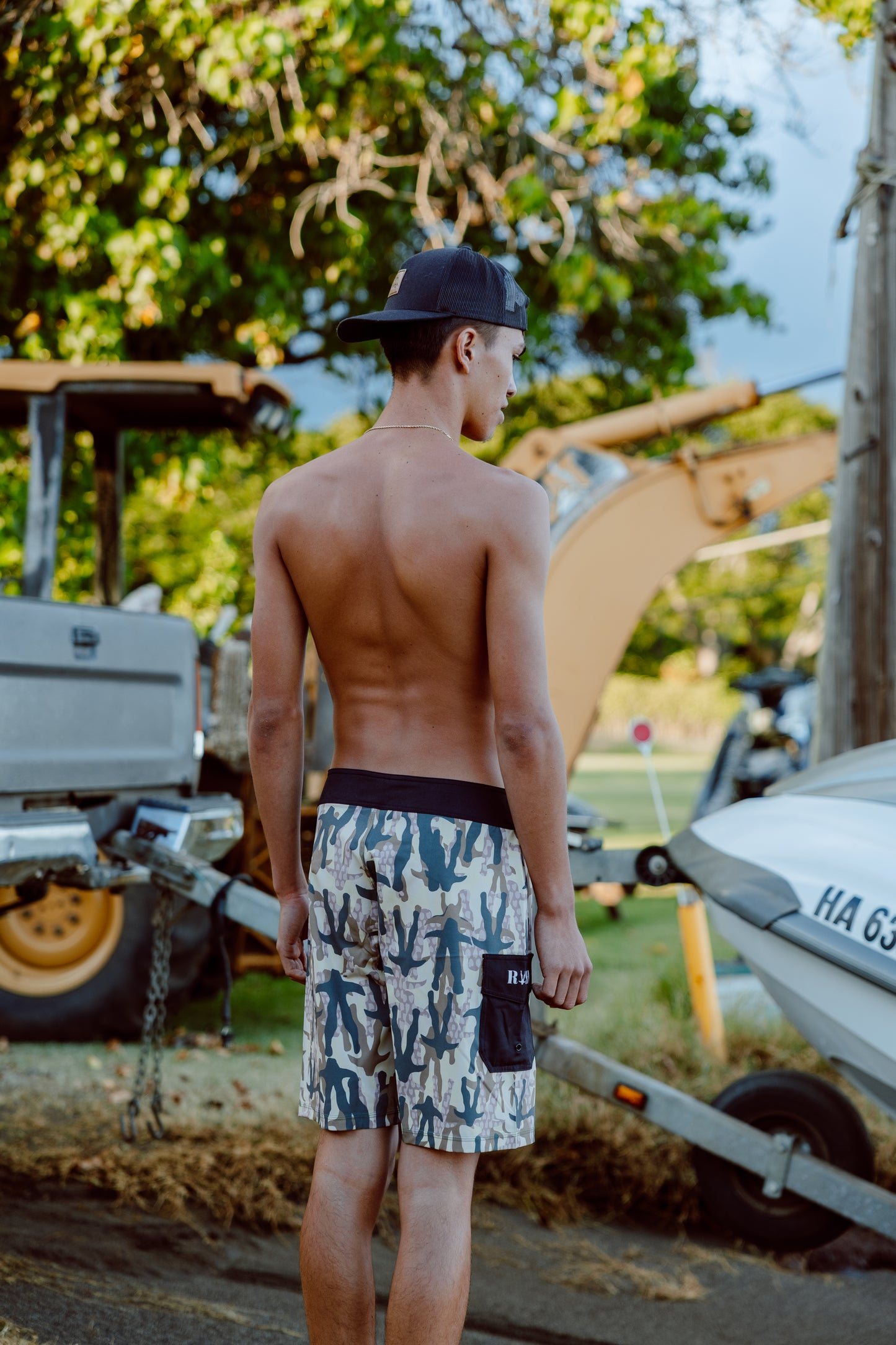 Mens Wild Jaw Boarshorts