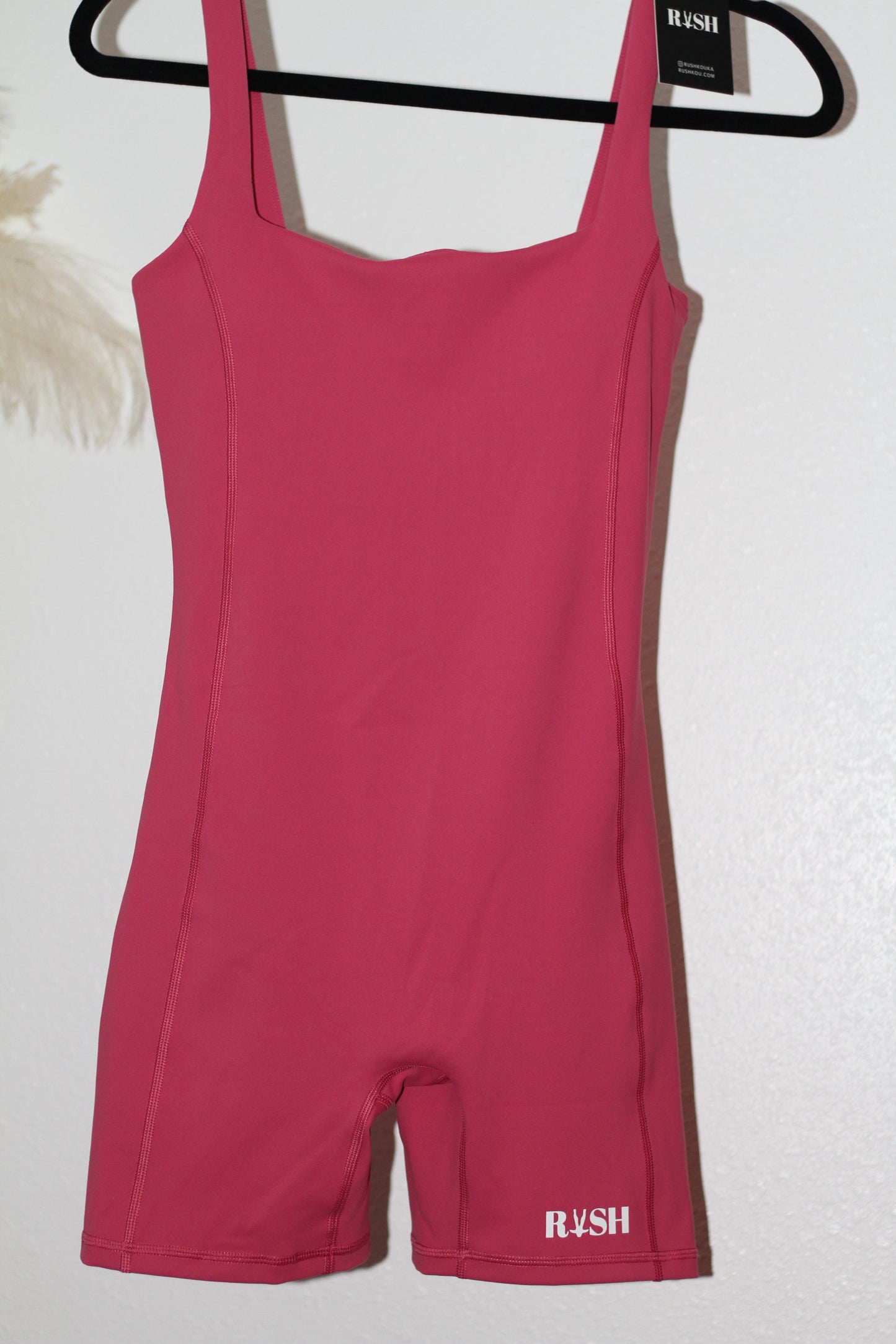 Cozy Active Romper Hot Pink