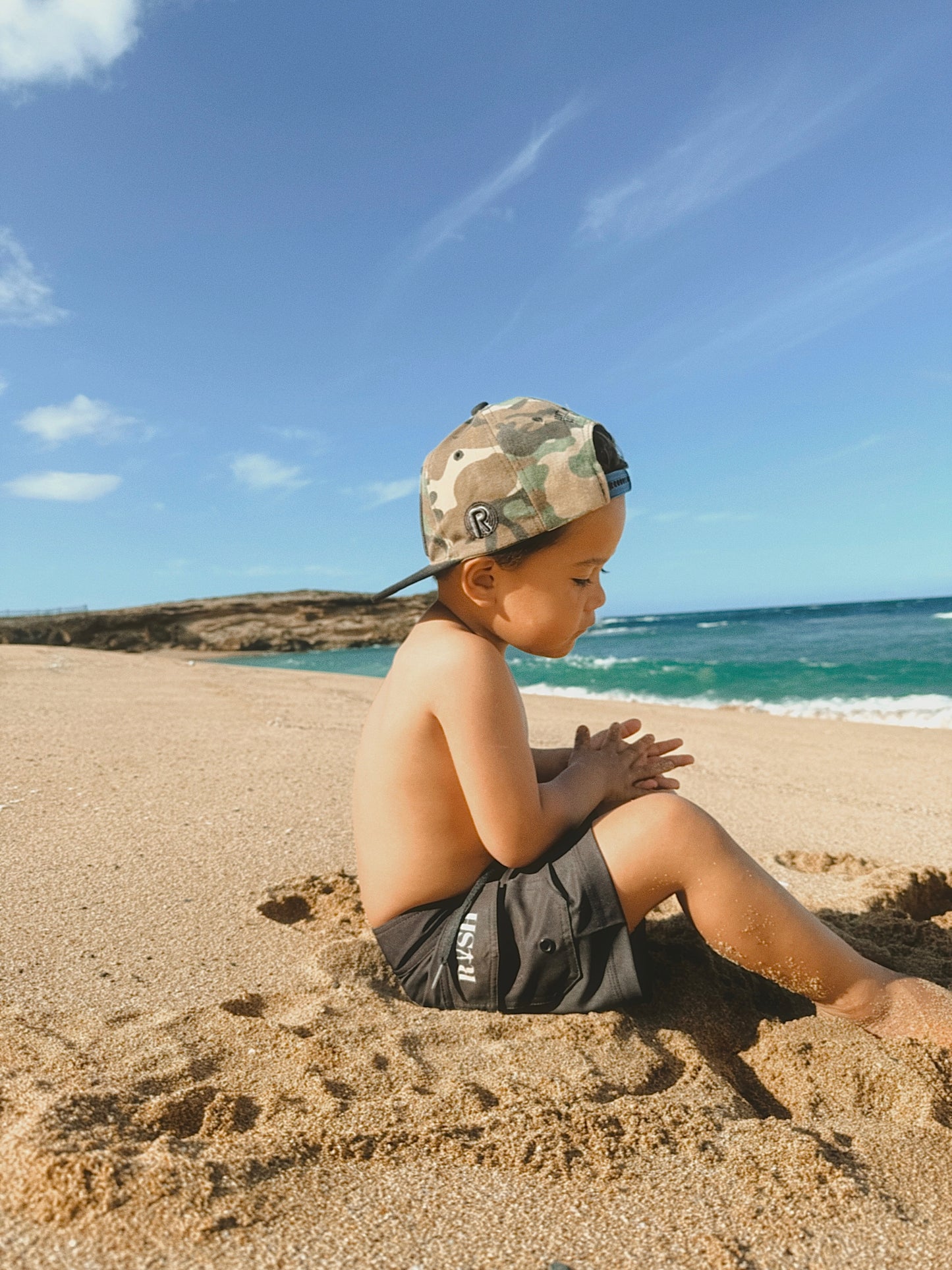 Keiki Smokey Black Board Shorts