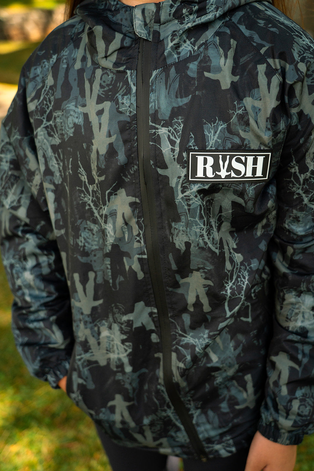 Dark Waiwi Jaw Windbreaker