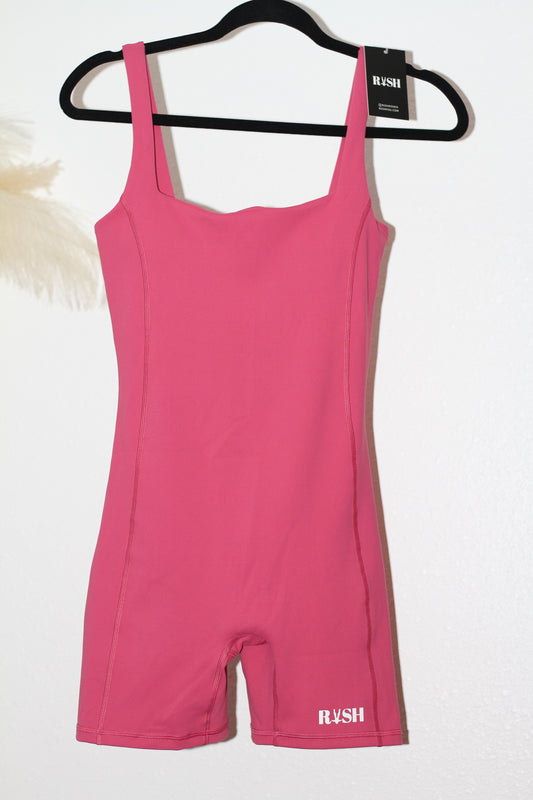 Cozy Active Romper Hot Pink